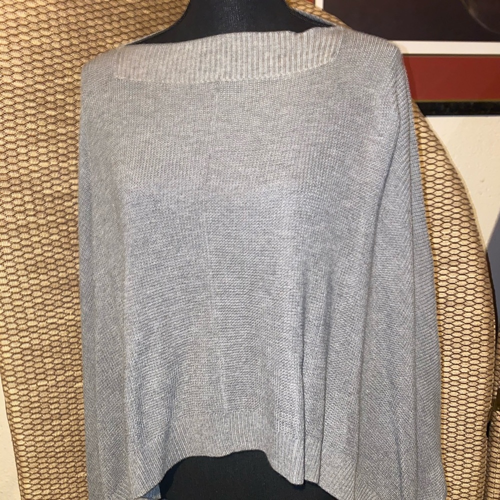 Lululemon gray poncho sweater